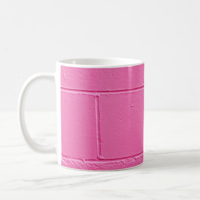 Mug Mur peint rose et bleu (Gauche)