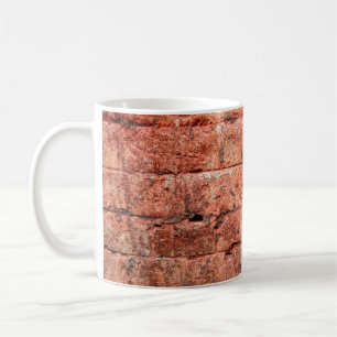 Mug Mur vintage en brique avec quelques pierres dedans