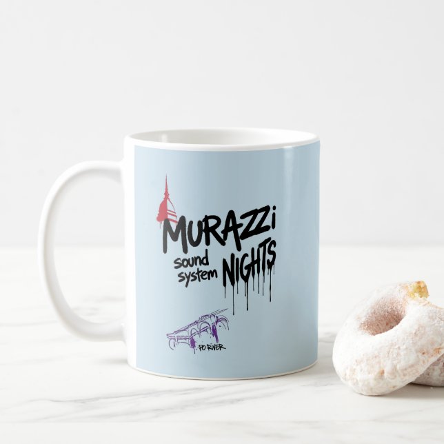 Mug Murazzi Sound System Nights - Édition Drip Spray (Avec donut)