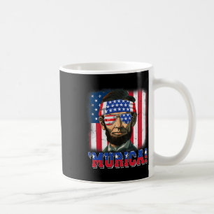 Mug Murica Abe Lincoln 4 juillet Murica Patriotic Me