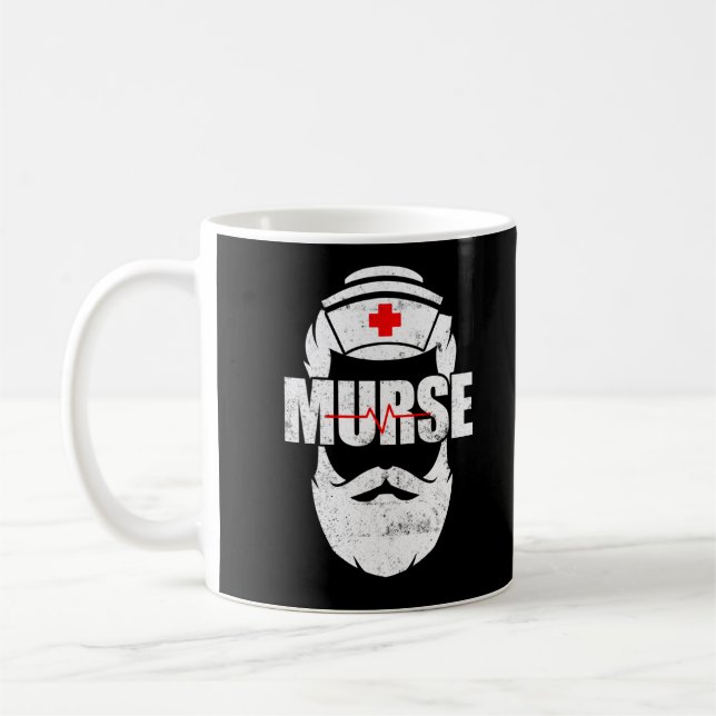 Mug Murse Funny Murse Homme Infirmière Homme (Gauche)