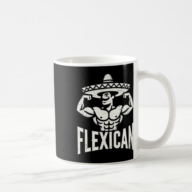 Mug Muscle Flexique Mexicain Funny (Droite)