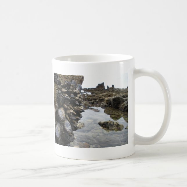 Mug Muscles et roches sur la plage de Newport (Droite)