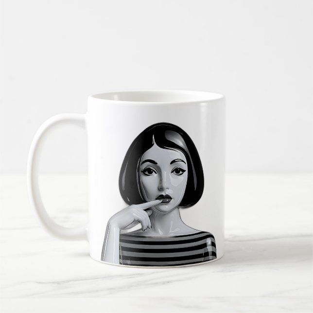 Mug Muse monochrome (Gauche)