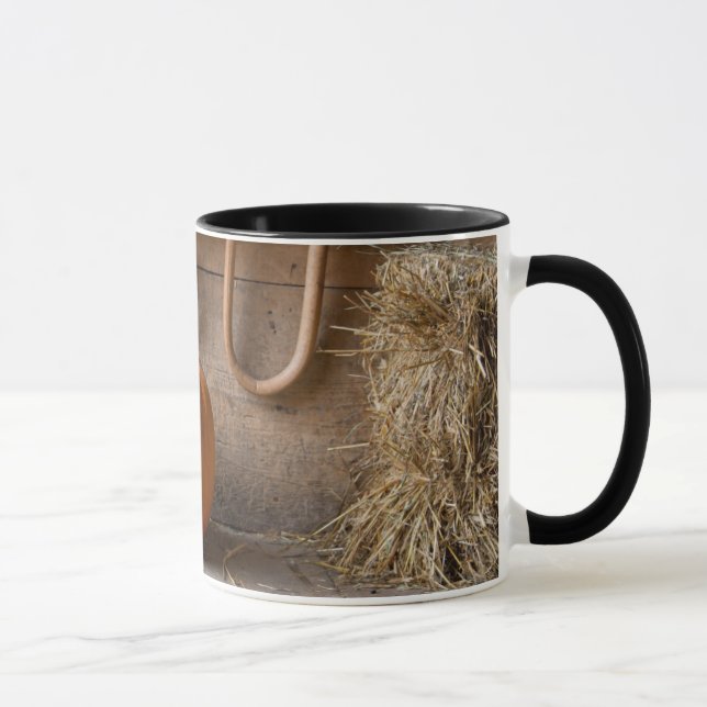 Mug Musée des Fermiers. Citrouille dans une grange ave (Droite)