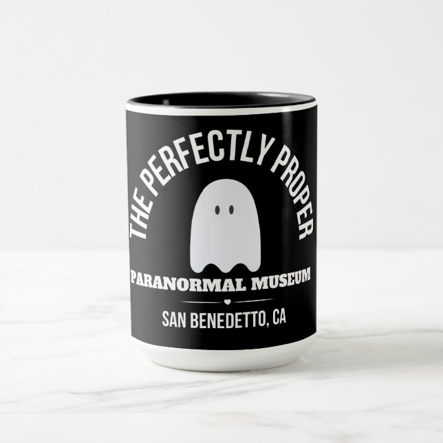 Mug Musée Paranormal - Noir et Blanc (Centre)