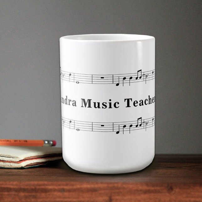 Mug Music Sheet (Music Sheet Mug)