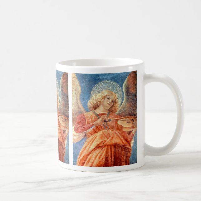 Mug Musical angel playing the violin fresco (Droite)