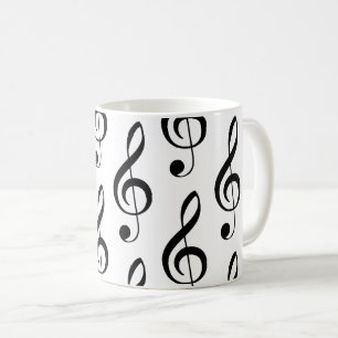 Mug musical Treble Clef