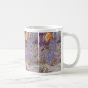 Mug Musicien Ange Jouant du Violon, Musique Vintage