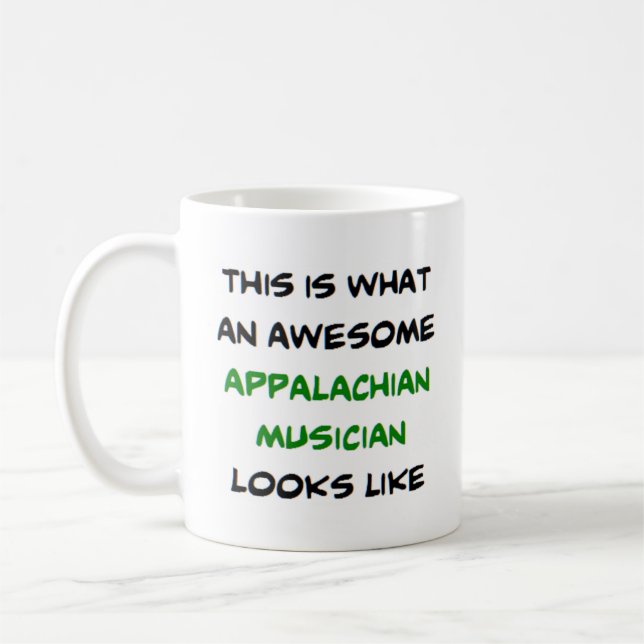 Mug musicien appalachin, génial (Gauche)