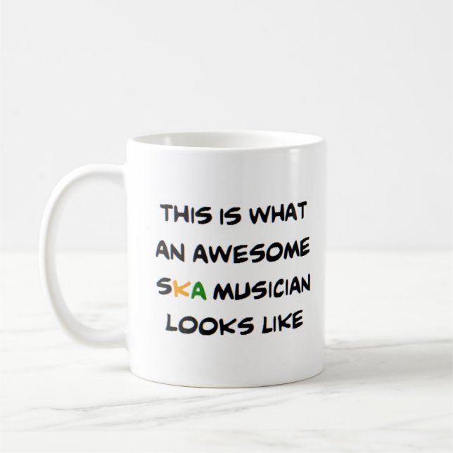 Mug Musicien de ska, génial (Gauche)