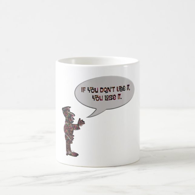 Mug  Musicien disant « Si vous ne l'utilisez pas vous  (Centre)