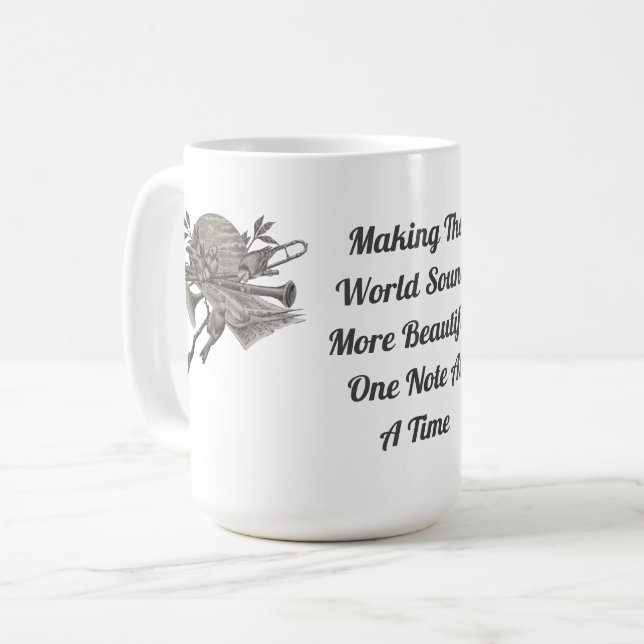 Mug Musicien Musique Enseignant Instrument de musique  (Devant gauche)