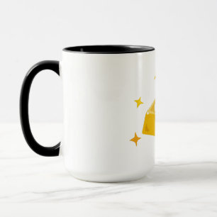 Mug Musique à barre dorée brillante