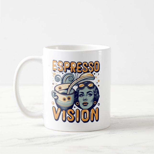 Mug Musique à café de vision Espresso (Gauche)