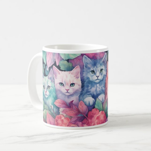 Mug Musique à café Feline (Devant gauche)