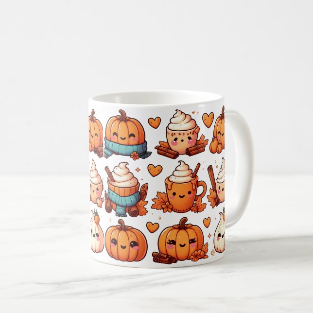 Mug Musique à café Halloween (Devant droit)