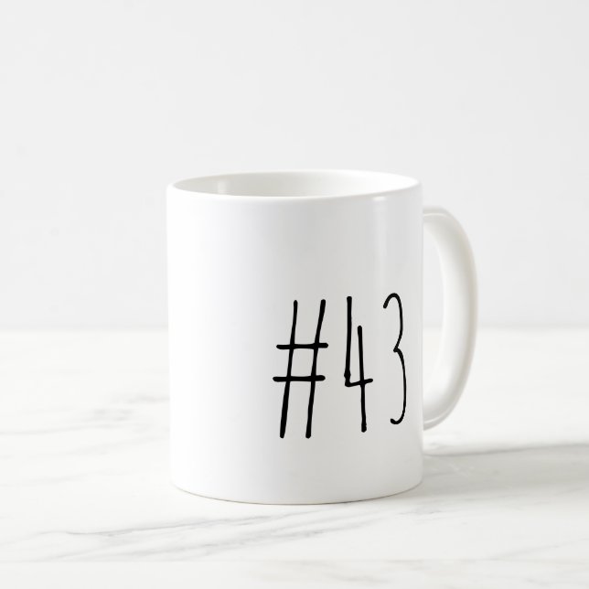 Mug Musique à café personnalisée (Devant droit)