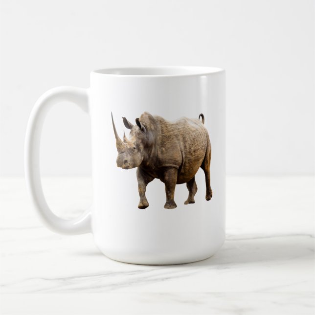 Mug Musique à café Rhino Noir (Gauche)