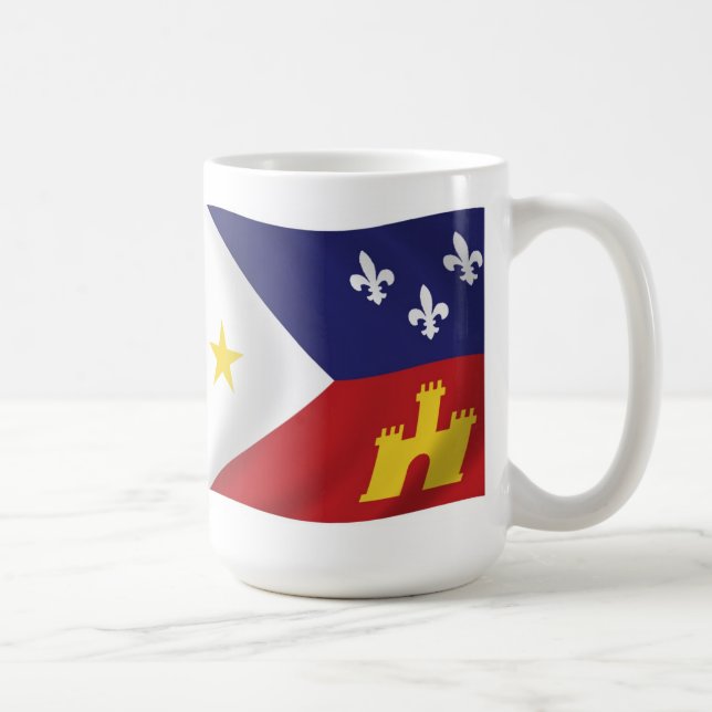 Mug Musique à drapeau acadienne (Droite)