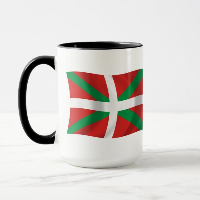 Mug Musique à drapeau basque (Gauche)
