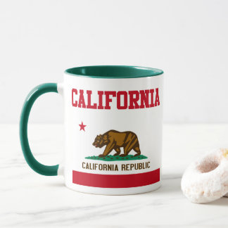 Mug Musique à drapeau de l'État de Californie