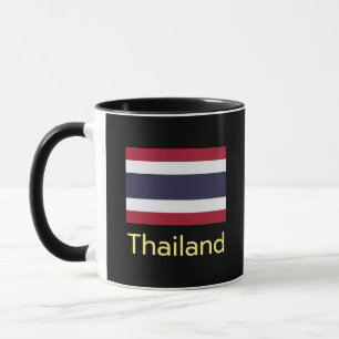 Mug Musique à drapeau thaïlandais