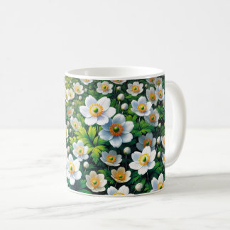 Mug Musique à fleurs de fraise sauvage