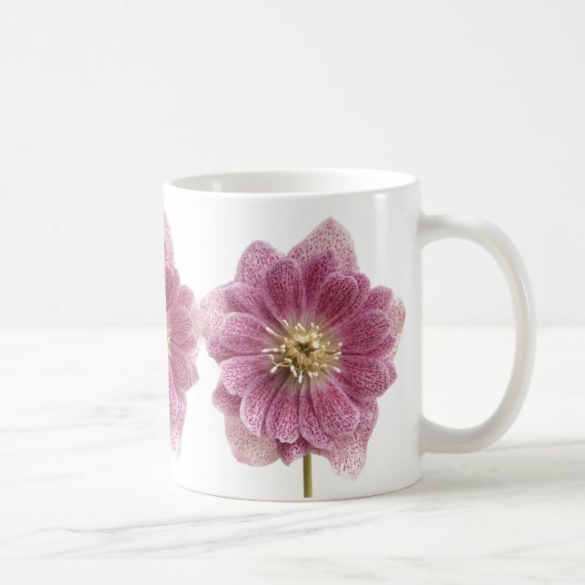 Mug Musique à fleurs violettes (Droite)