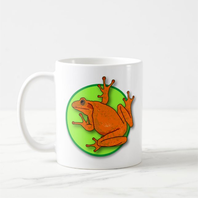 Mug Musique à la grenouille orange (Gauche)
