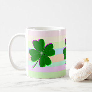 Mug Musique à quatre feuilles brillantes