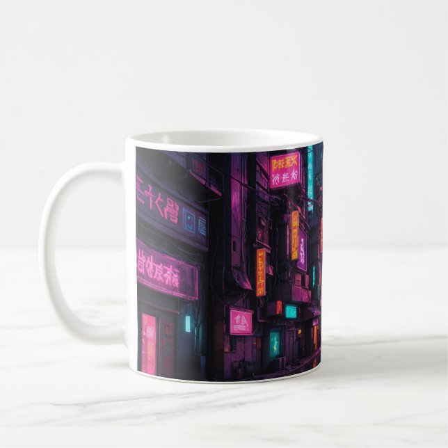 Mug Musique à thème Cyberpunk (Gauche)