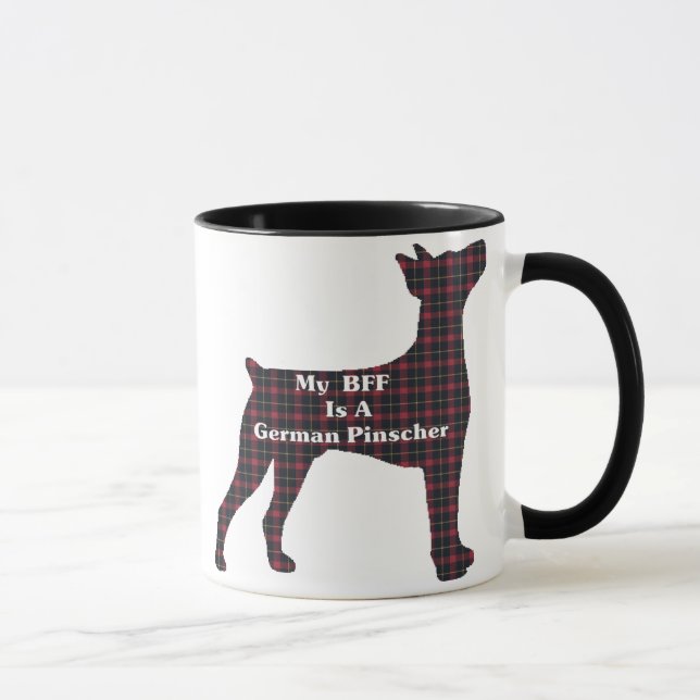 Mug Musique allemande Pinscher BFF (Droite)