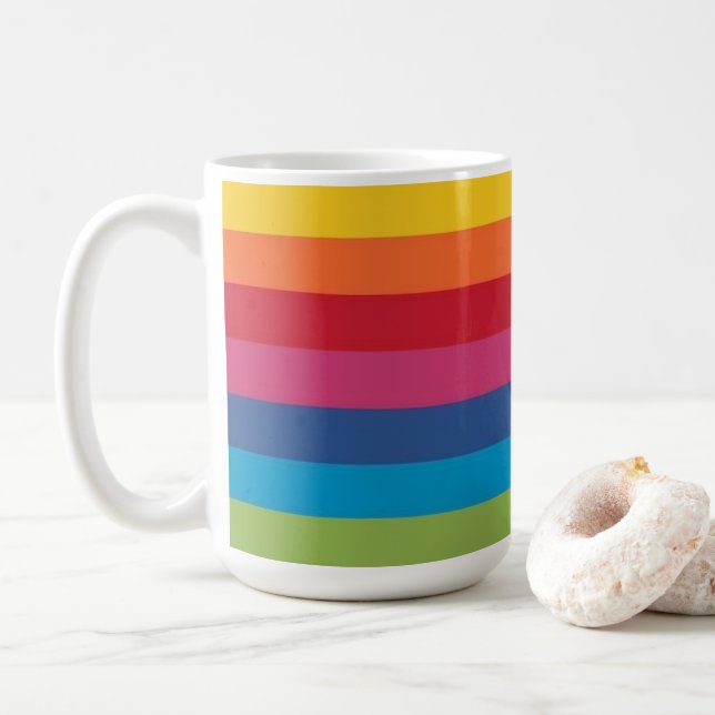 Mug Musique arc-en-ciel (Avec donut)