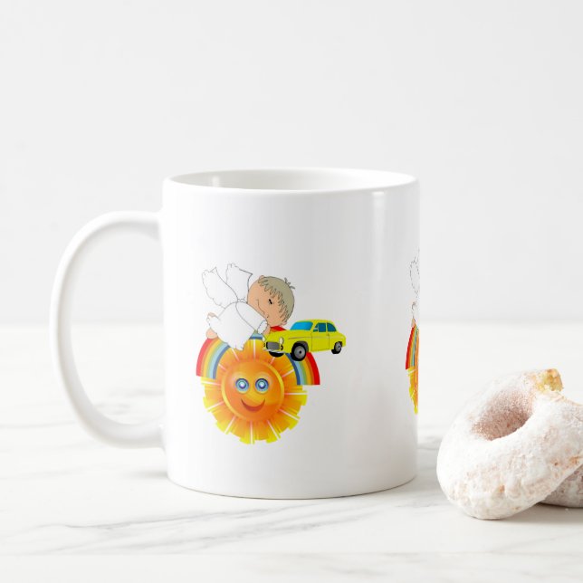 Mug Musique arc-en-ciel Sun Angel (Avec donut)