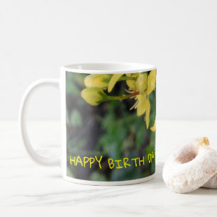 Mug Musique avec de jolies fleurs