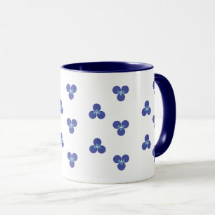 Mug Musique avec motif bleu rouge turc