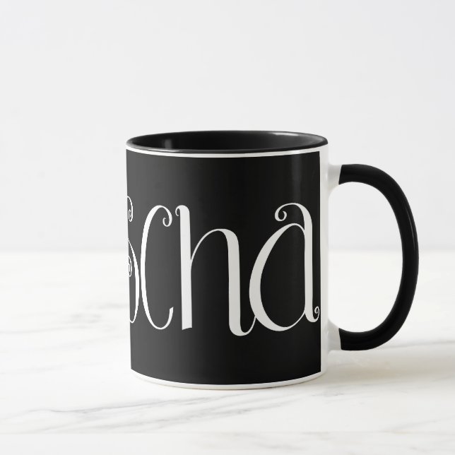 Mug Musique blanche de Natascha (Droite)
