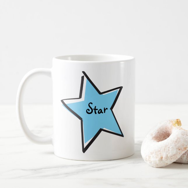 Mug Musique bleu clair (Avec donut)