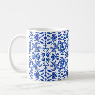 Mug Musique bleue et blanche méditerranéenne