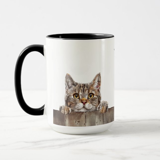 Mug Musique brésilienne de chat à courte distance (Gauche)