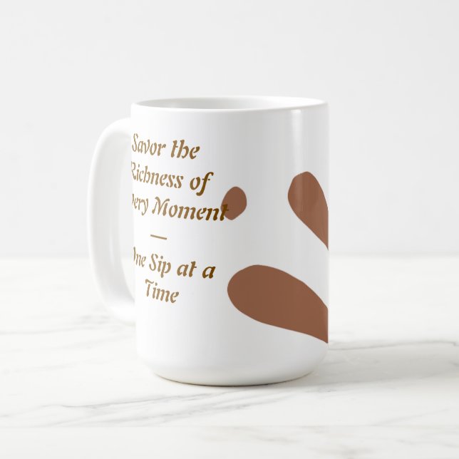 Mug Musique Brown de couleur (Devant gauche)