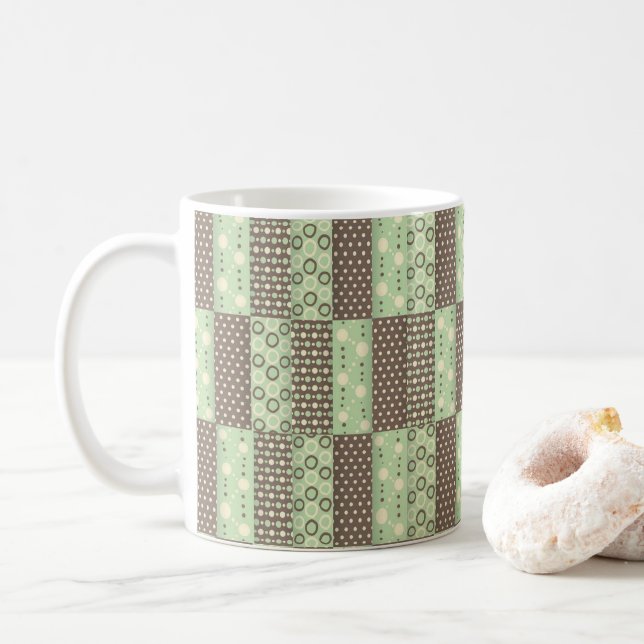 Mug Musique Brown verte (Avec donut)