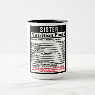 Mug Musique cadeau de soeur Funny
