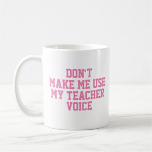 Mug Musique cadeau enseignant Drôle Citation Slogan