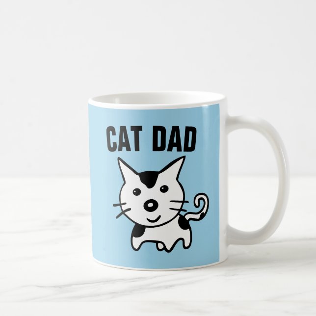 MUG MUSIQUE CAFÉ CAT DAD (Droite)