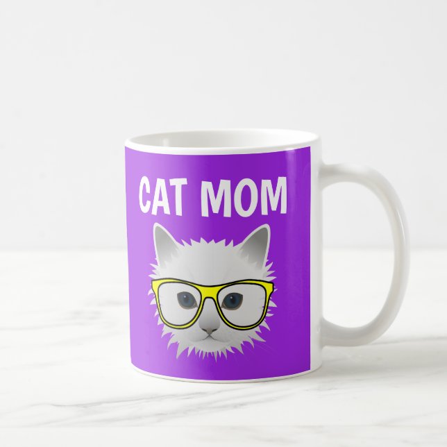 MUG MUSIQUE CAFÉ CAT MOM (Droite)