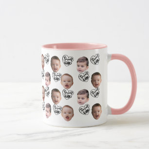 Mug Musique café face personnalisée   Papa Cadeau bébé