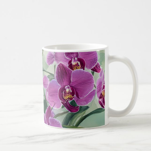 Mug Musique café orchidée (Droite)